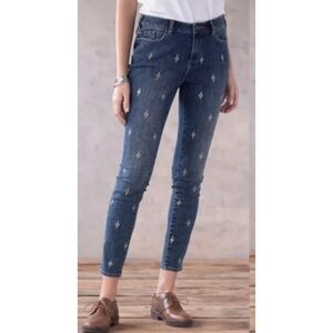 Sundance Primose Sequin Ankle jeans Medium wash Size 26